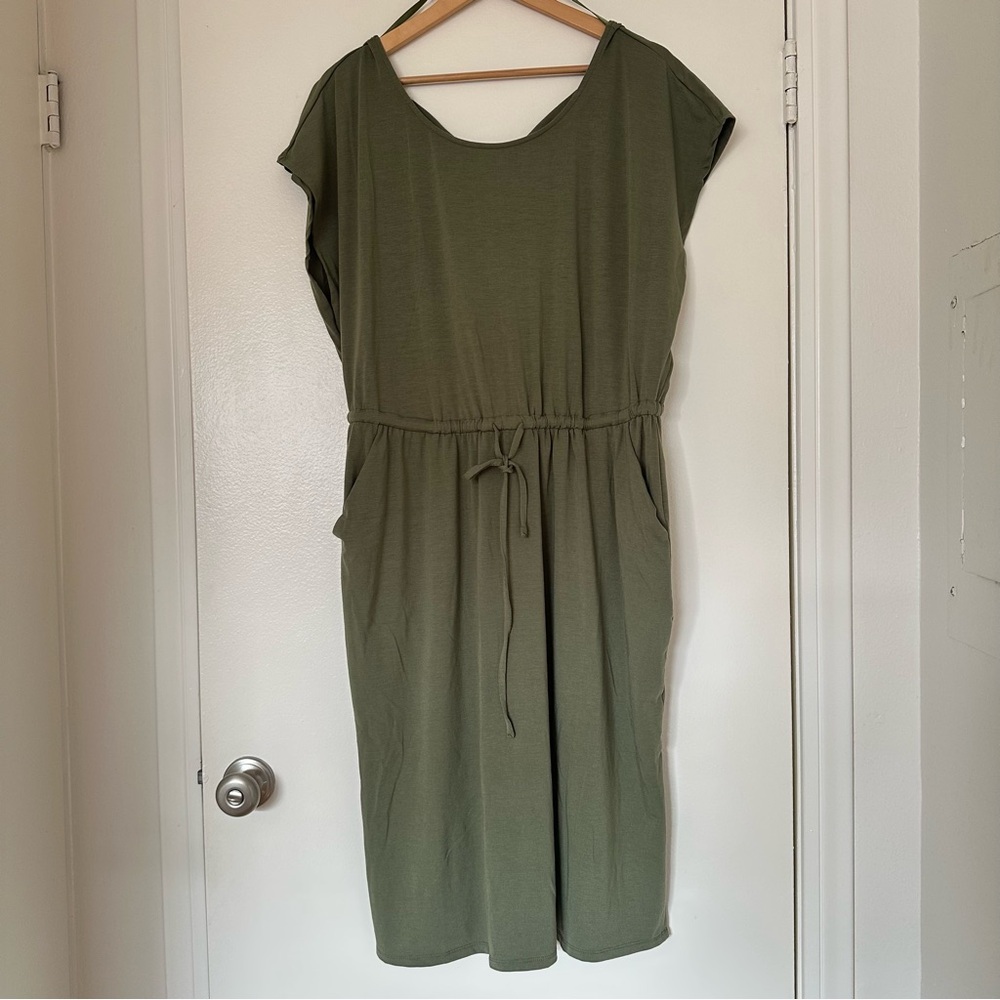 Torrid Olive Green Midi Dress